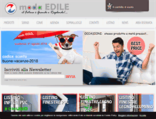 Tablet Screenshot of modaedile.com